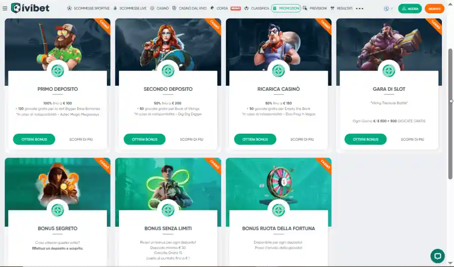 Ivibet casino bonus